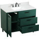 Baldwin 42 X 22 X 34 inch Green Vanity Sink Set
