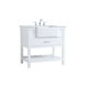 Clement 36 X 22 X 34 inch White Bathroom Vanity Cabinet