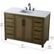 Alina 48 X 34 inch Hazel Oak Bathroom Vanity Cabinet