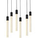 Weston 6 Light 32 inch Black Pendant Ceiling Light