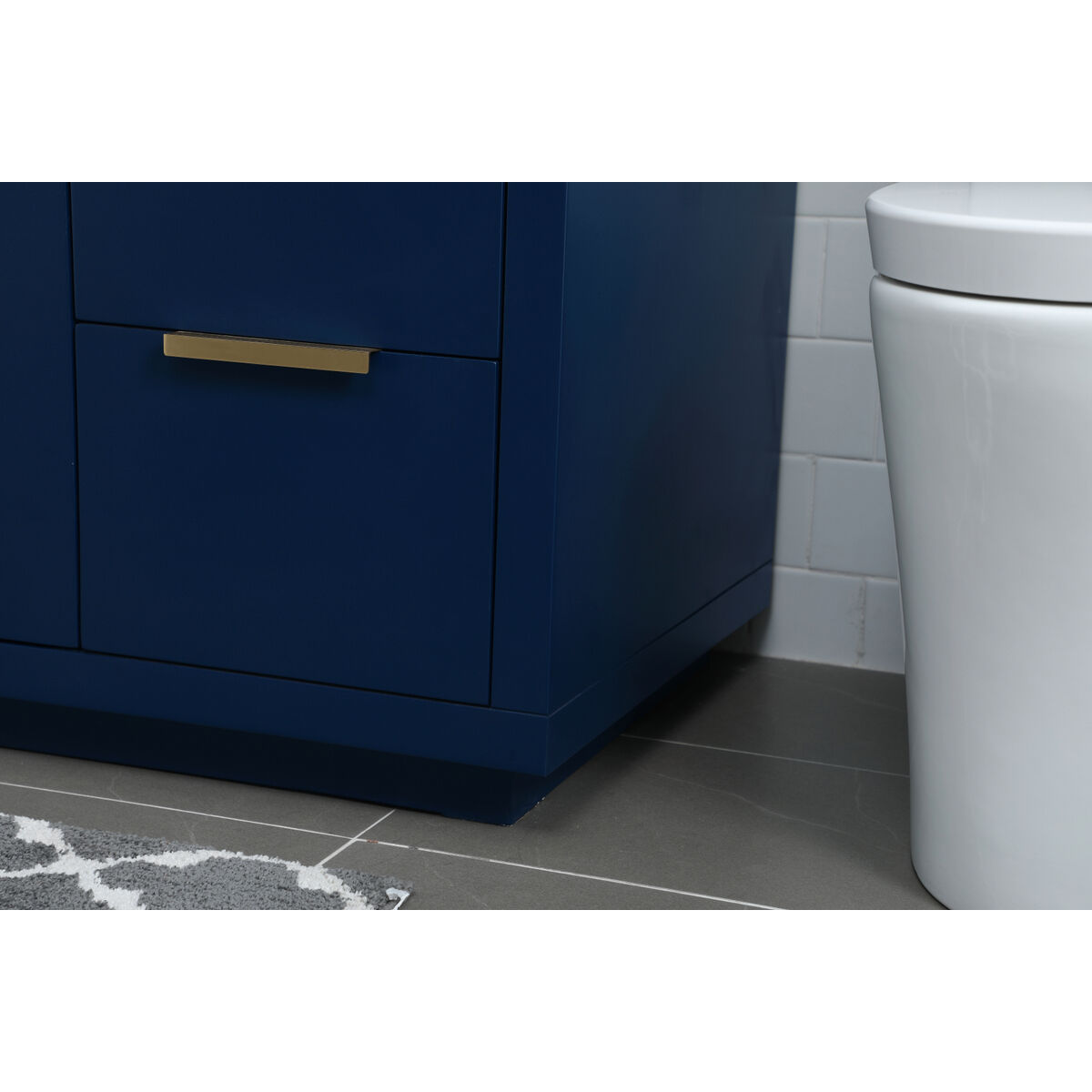 Blake 54 X 22 X 34 inch Blue Vanity Sink Set