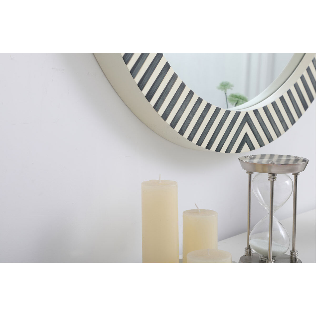 Colette 32 X 32 inch Chevron Wall Mirror