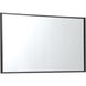 Monet 36 X 20 inch Black Wall Mirror