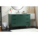 Baldwin 48 X 22 X 34 inch Green Vanity Sink Set