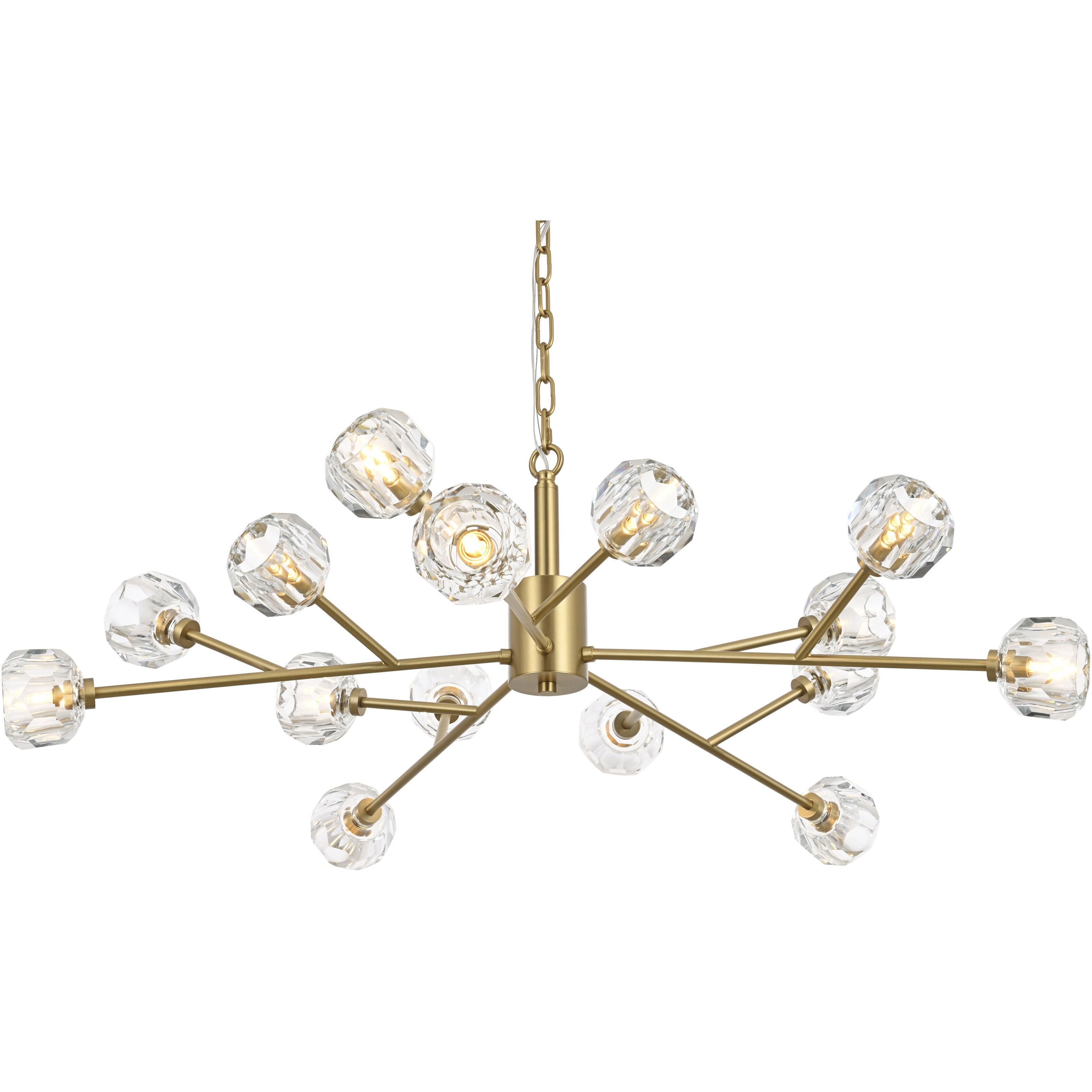 Graham 15 Light 42 inch Gold Pendant Ceiling Light