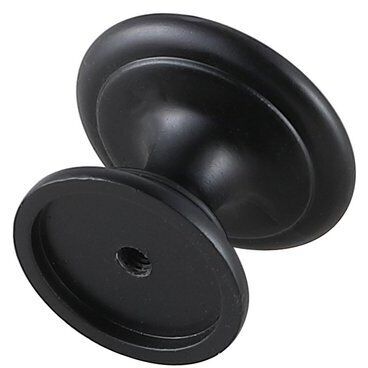 Kaid Matte Black Hardware Cabinet Knob, Set of 10