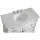 Danville 42 X 42 X 36 inch Antique White and Antique Bronze Vanity Sink Set