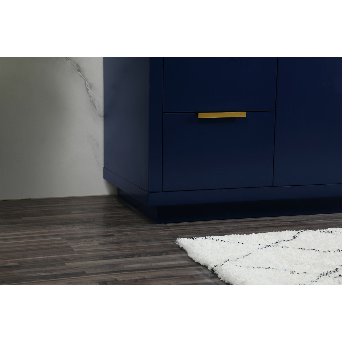 Blake 60 X 22 X 34 inch Blue Vanity Sink Set