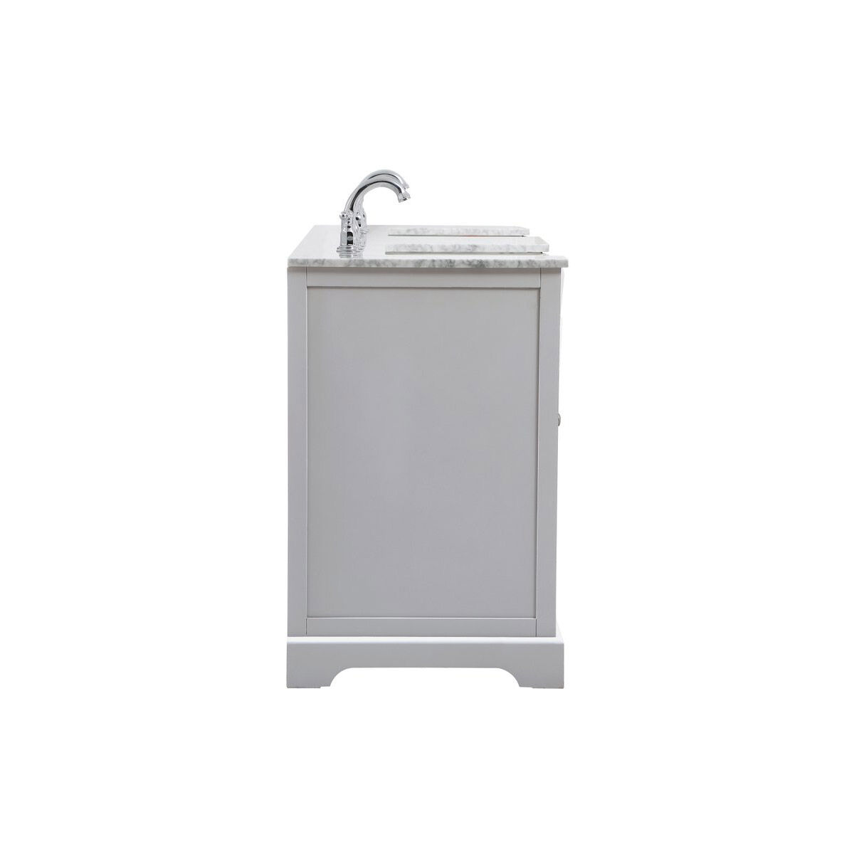Franklin 60 X 22 X 35 inch Grey Bathroom Vanity Cabinet