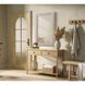 Marlowe 42 X 30 inch Linen White Mirror