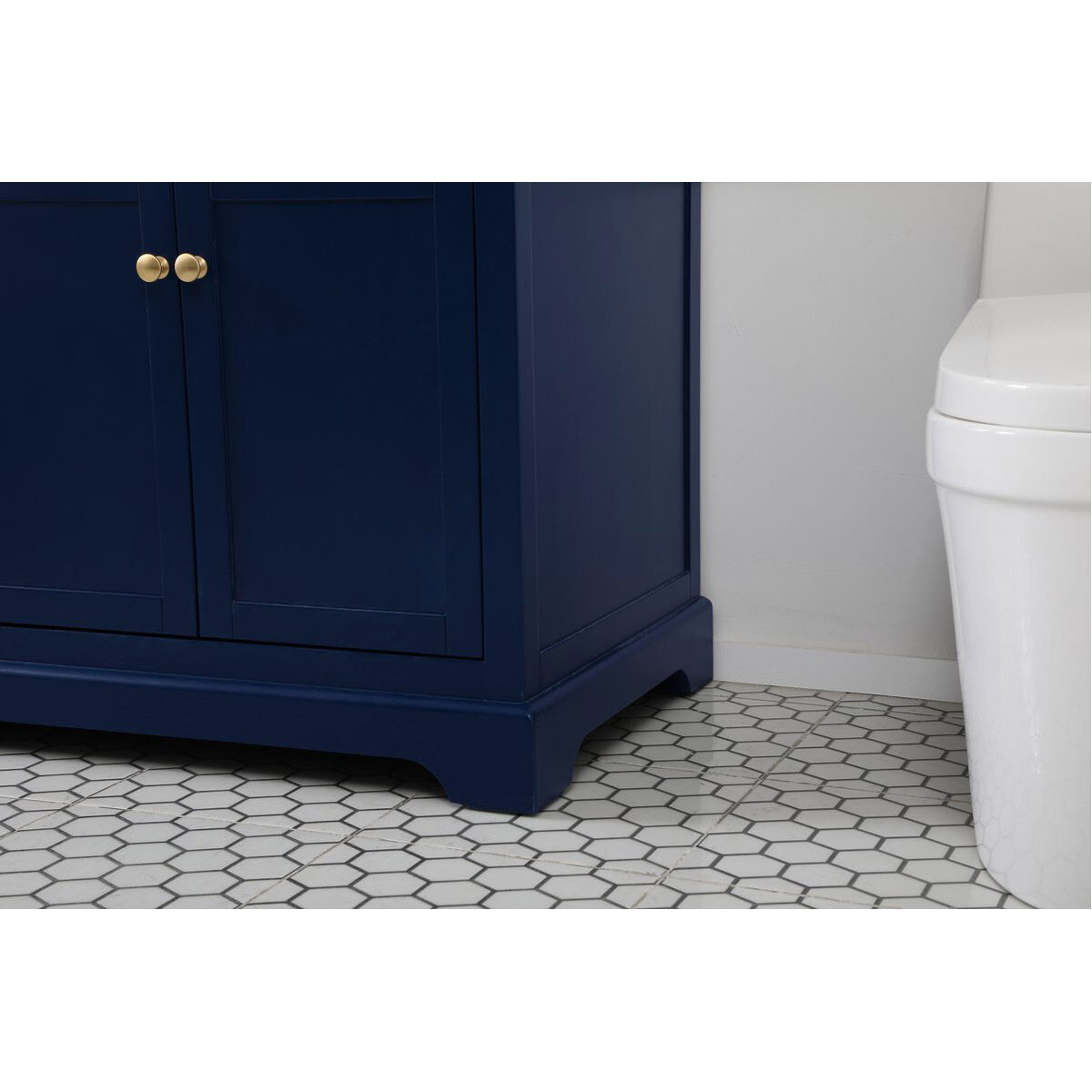 Franklin 72 X 22 X 35 inch Blue Bathroom Vanity Cabinet