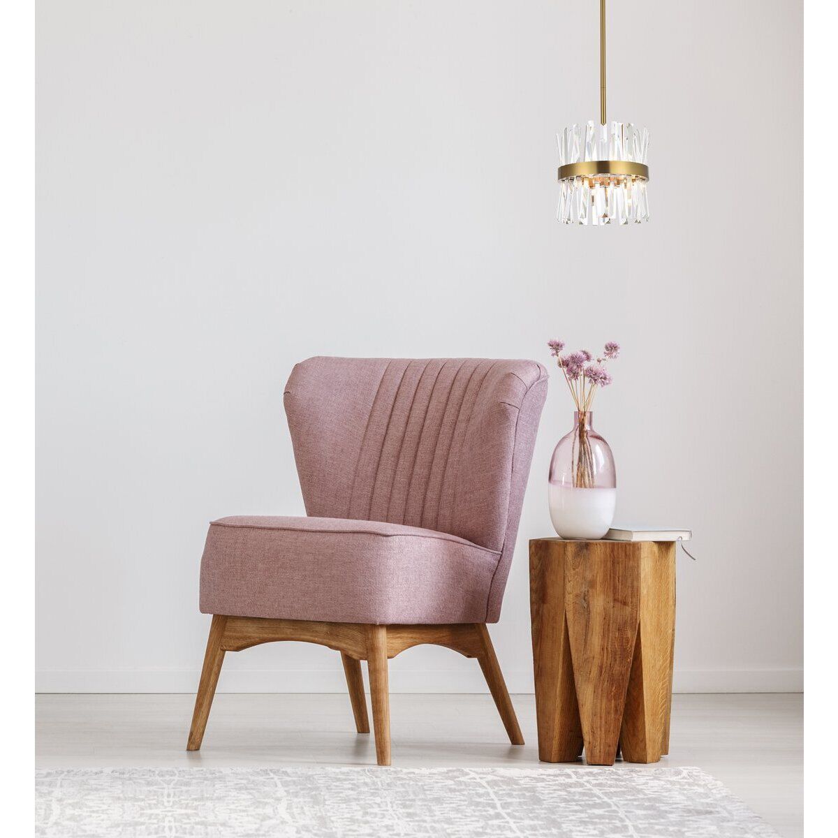 Serephina 6 Light 12 inch Satin Gold Pendant Ceiling Light