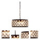 Madison 6 Light 25 inch Matte Black Pendant Ceiling Light, Urban Classic