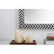 Colette 42 X 28 inch Chevron Wall Mirror