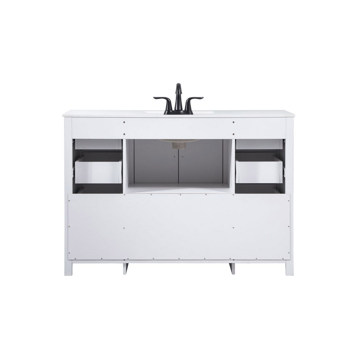 Grant 48 X 19 X 34 inch White Vanity Sink Set in Not Included