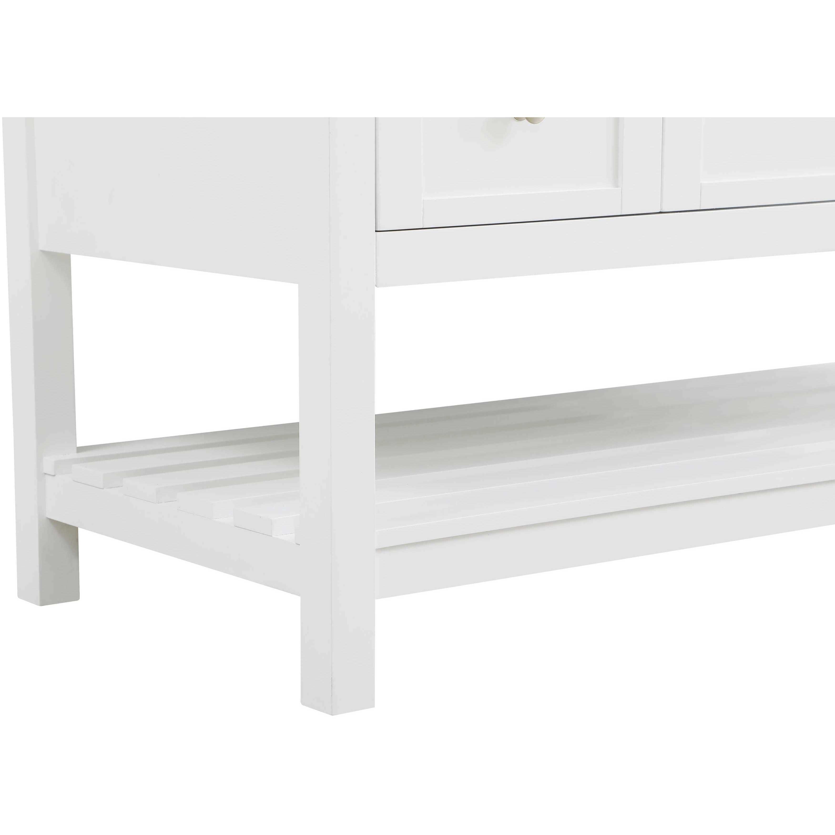 Theo 54 X 34 inch White Bathroom Vanity Cabinet