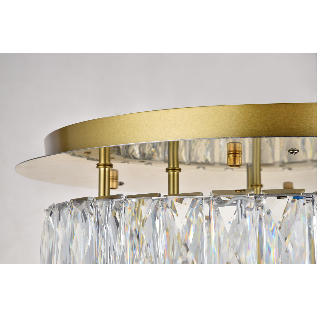 Monroe 18 inch Gold Flush Mount Ceiling Light