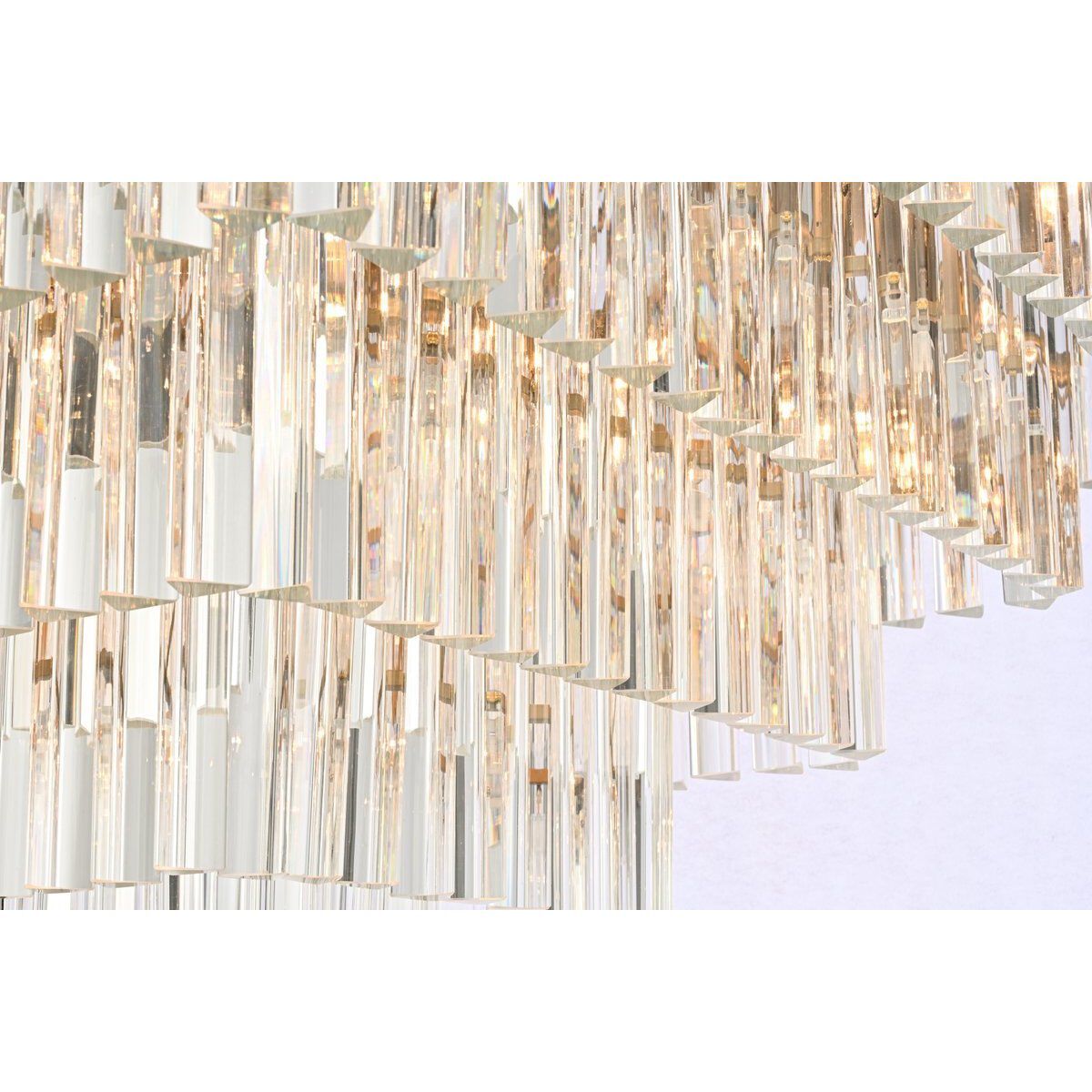 Sydney 21 Light 34 inch Satin Gold Chandelier Ceiling Light