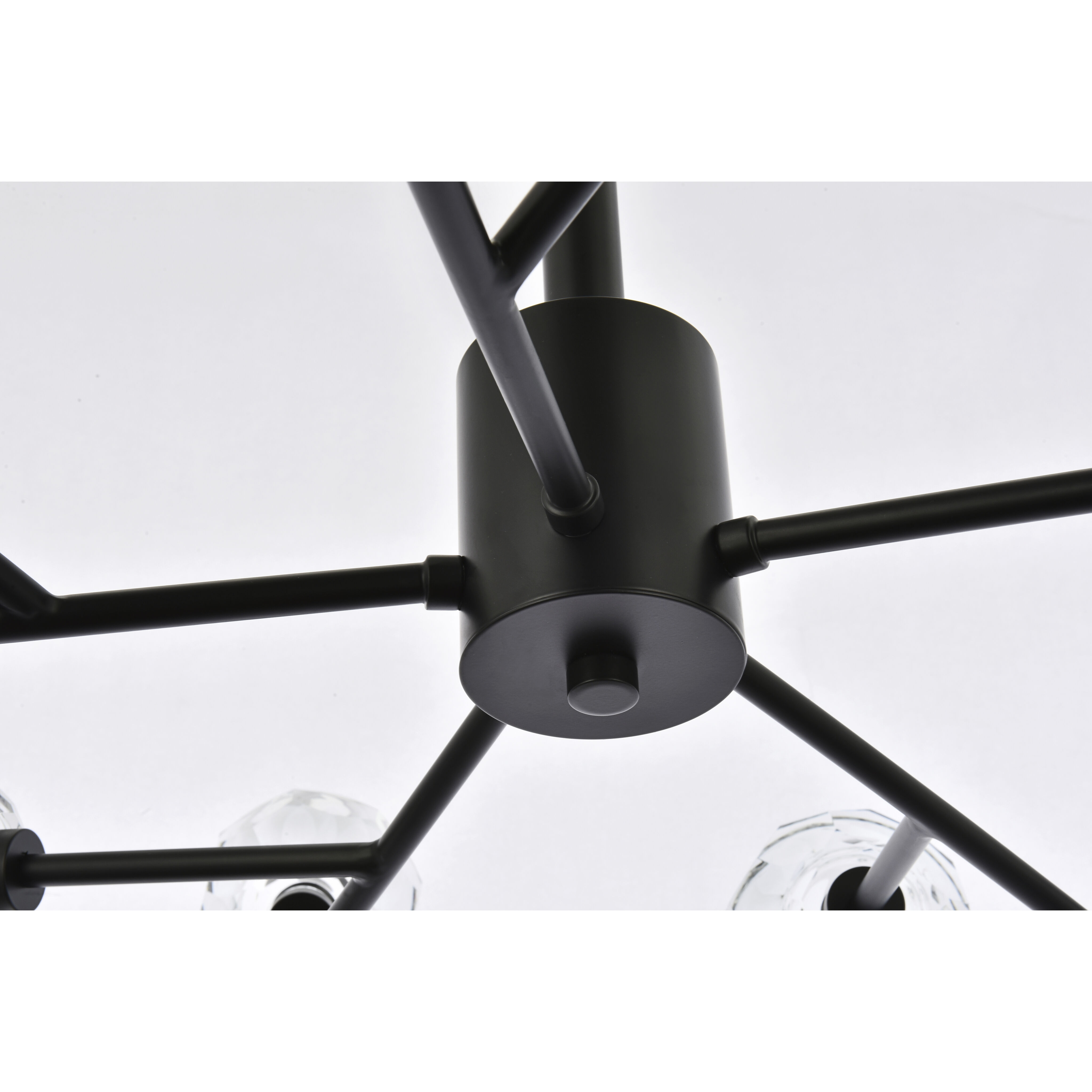 Graham 15 Light 42 inch Black Pendant Ceiling Light