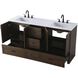 Soma 66 X 34 inch Expresso Bathroom Vanity Cabinet