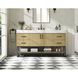 Caroline 60 X 34 inch Honey Brown Bathroom Vanity Cabinet