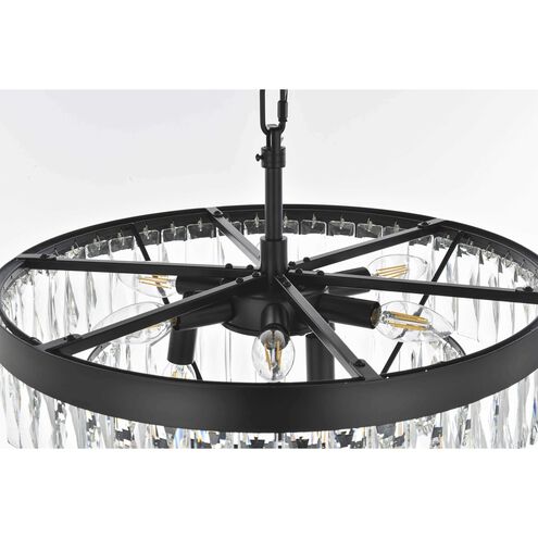 Josephine 10 Light 20 inch Black Chandelier Ceiling Light