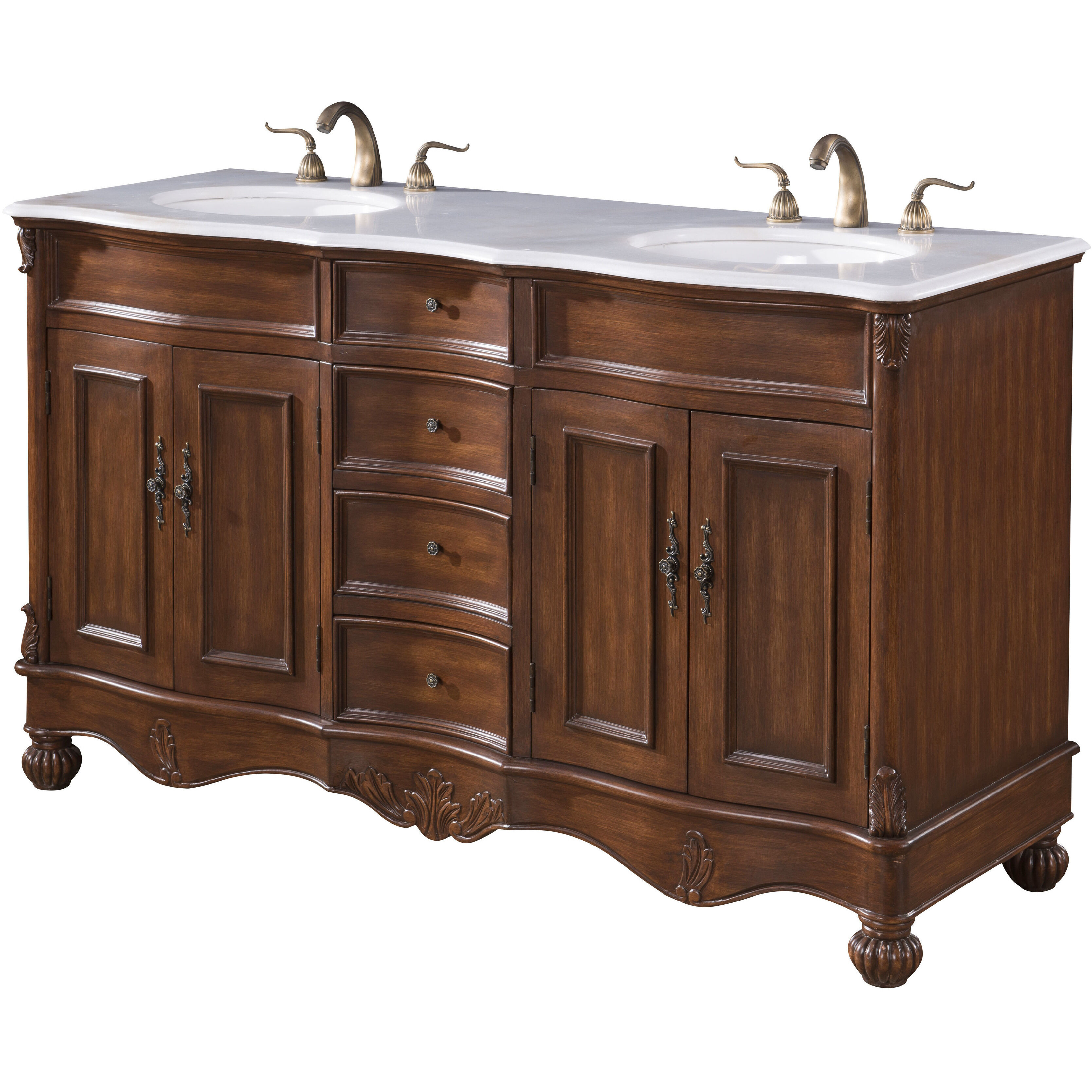 Windsor 60 X 35 inch Teak Vanity Set