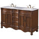Windsor 60 X 35 inch Teak Vanity Set