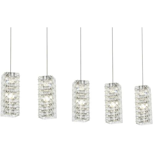 Aston 5 Light 5 inch Chrome Pendant Ceiling Light