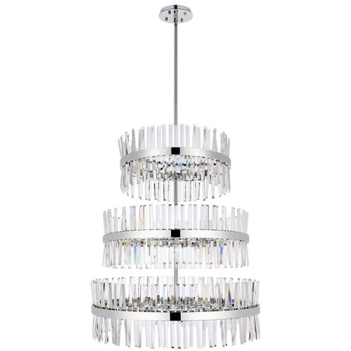 Serephina 46 Light 36 inch Chrome Chandelier Ceiling Light