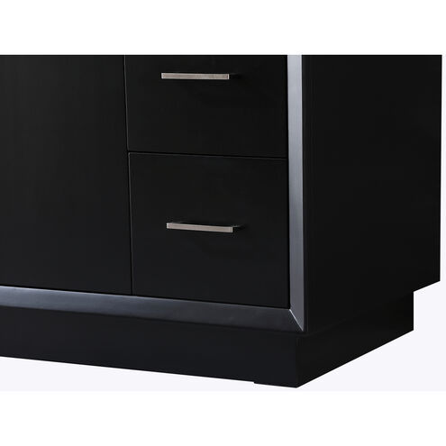 Hayes 84 X 22 X 35 inch Black Vanity Sink Set