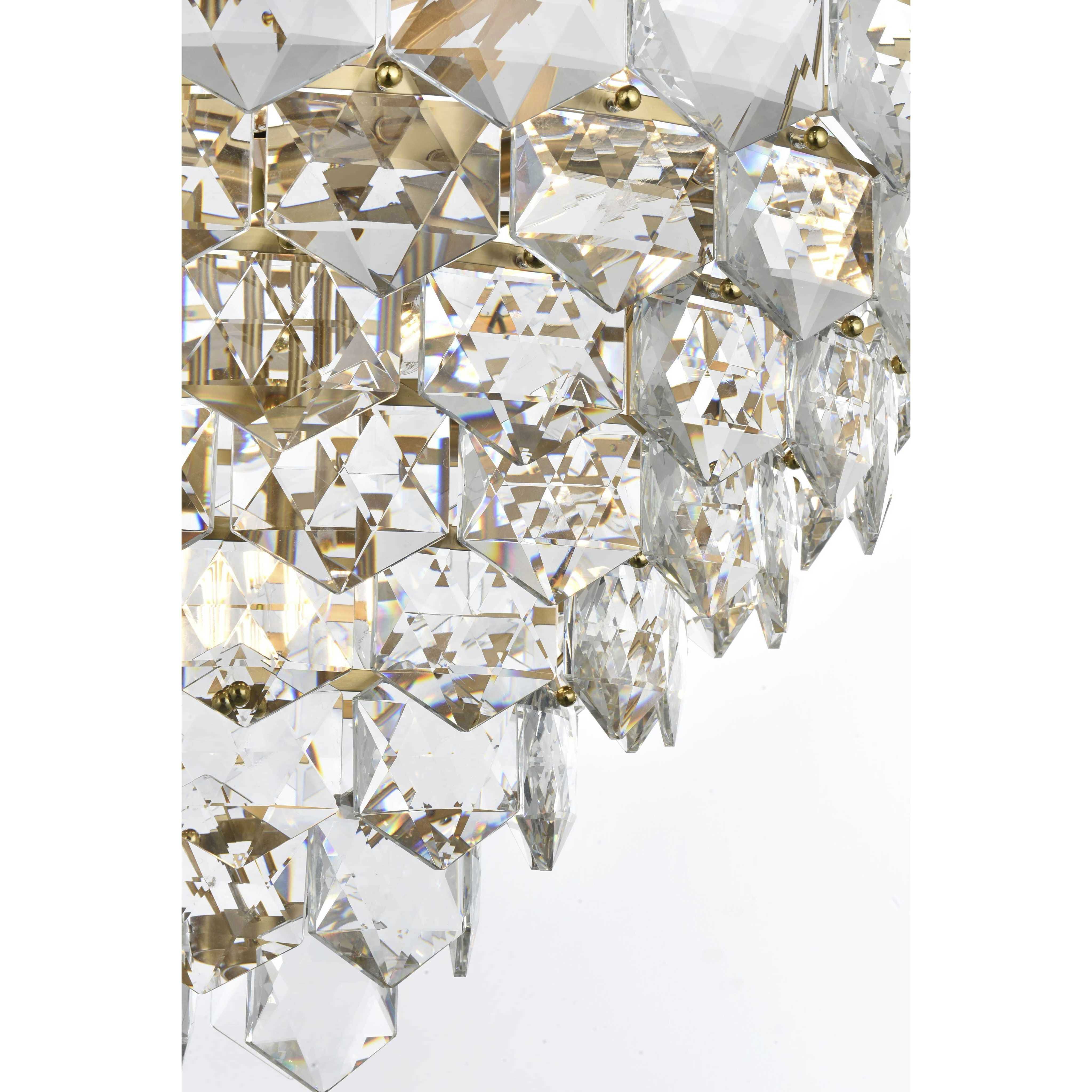 Adaline 15 Light 32 inch Satin Gold Chandelier Ceiling Light