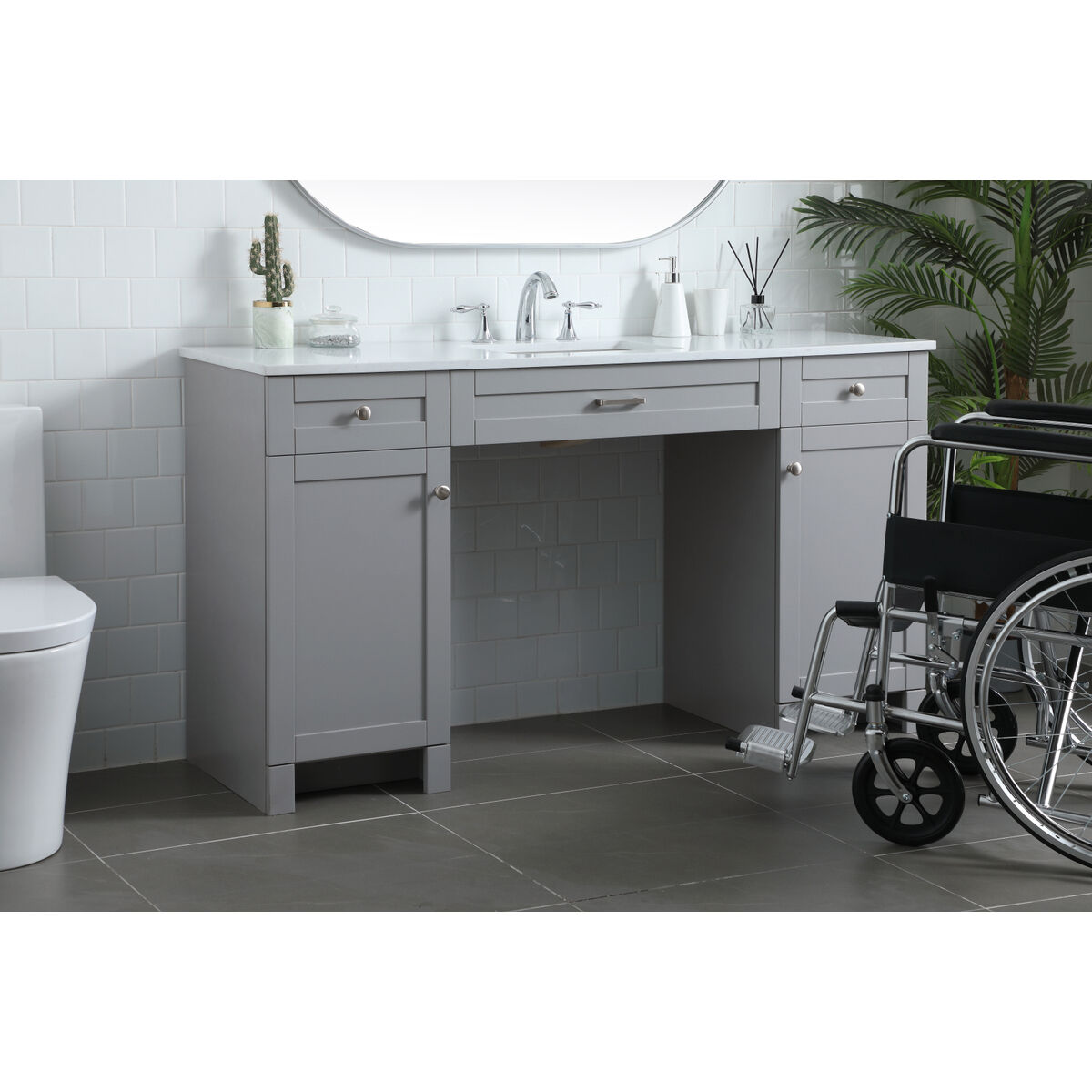 Elegant Lighting VF14960GR Bathroom Vanity Cooper Grey