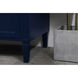 Williams 40 X 35 inch Blue and Brush Gold Vanity Sink Set