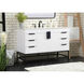 Eugene 48 X 22 X 34 inch White Vanity Sink Set