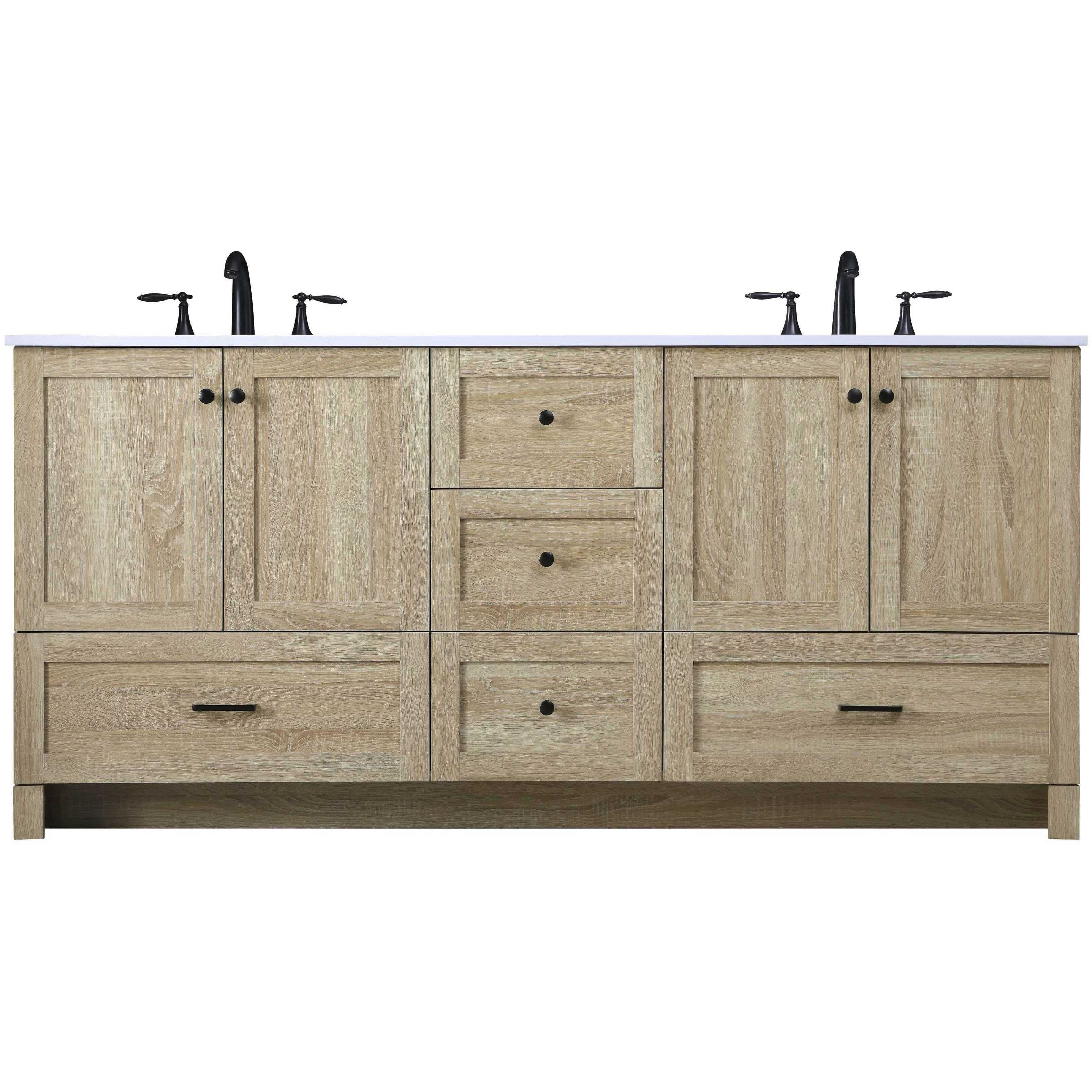 Soma 72 X 34 inch Mango Wood Bathroom Vanity Cabinet