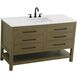 Karson 54 X 34 inch Chestnut Brown Bathroom Vanity Cabinet in 1