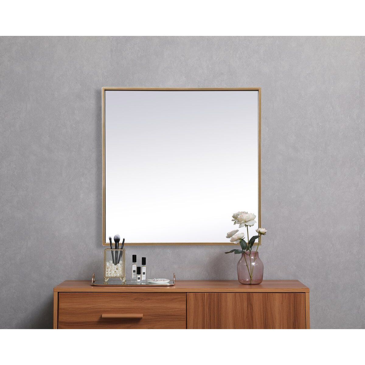Eternity 24 X 24 inch Brass Vanity Mirror