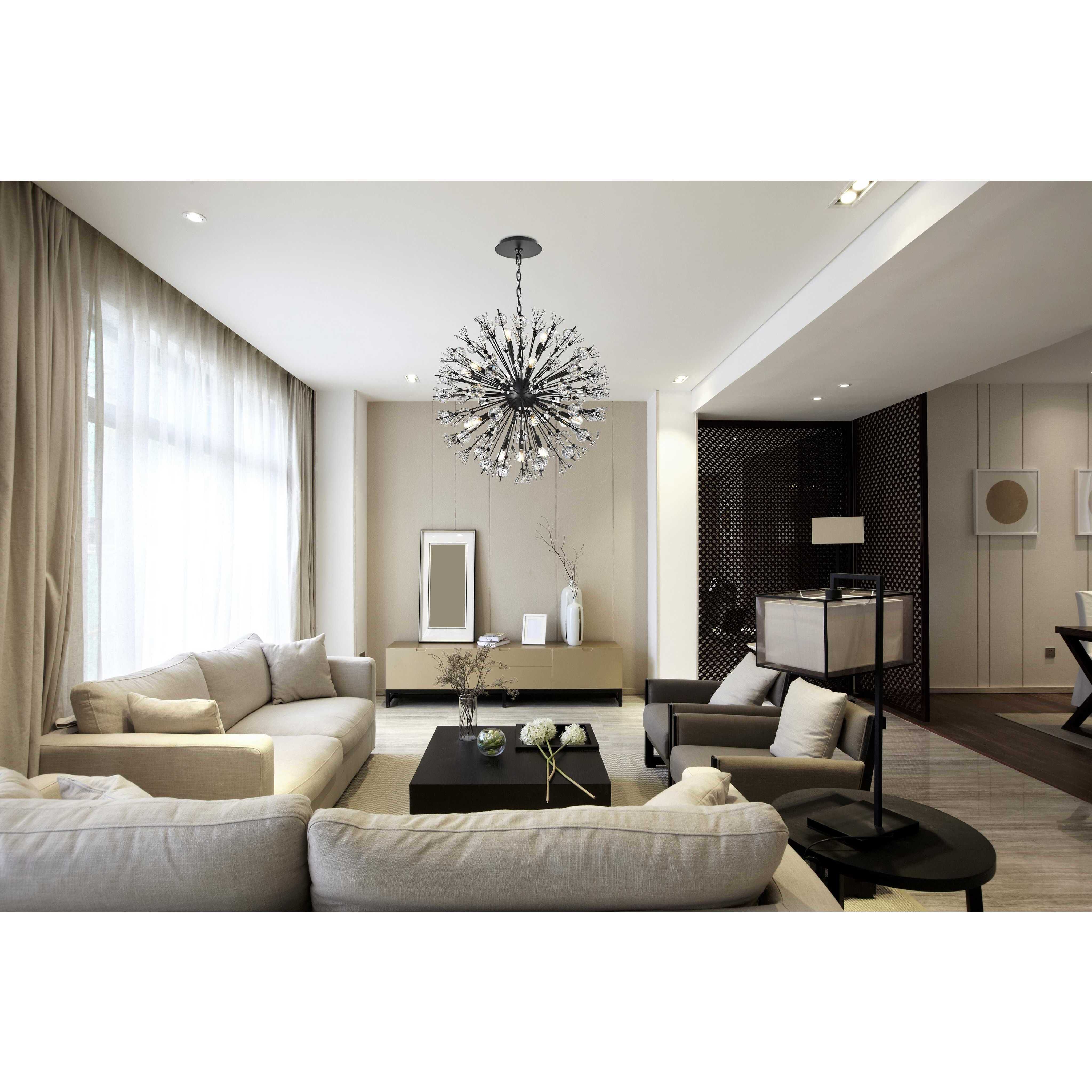 Vera 18 Light 32 inch Black Pendant Ceiling Light