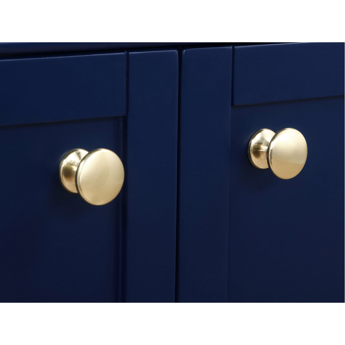 Americana 36 X 22 X 35 inch Blue Vanity Sink Set