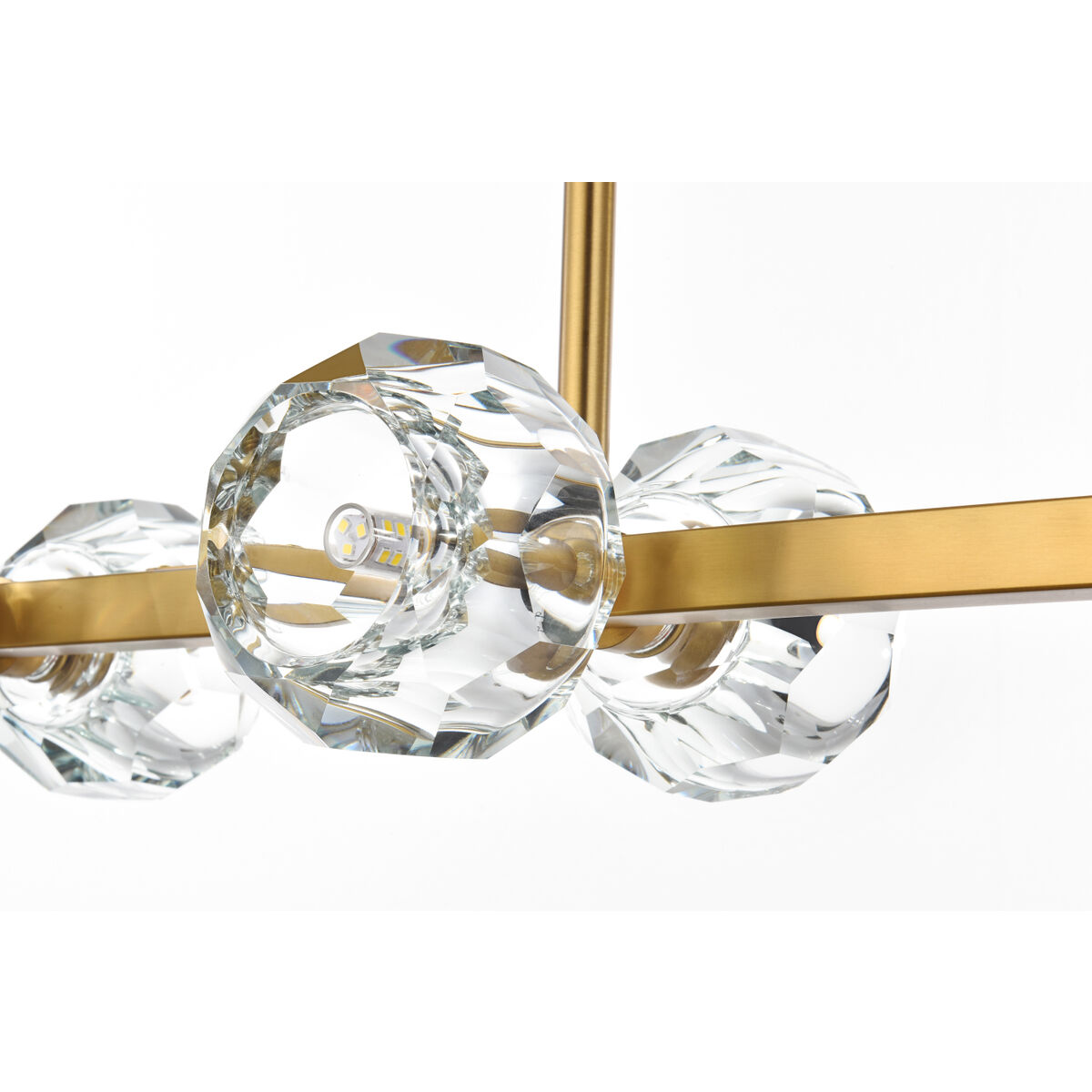 Eren 8 Light 8 inch Satin Gold Pendant Ceiling Light