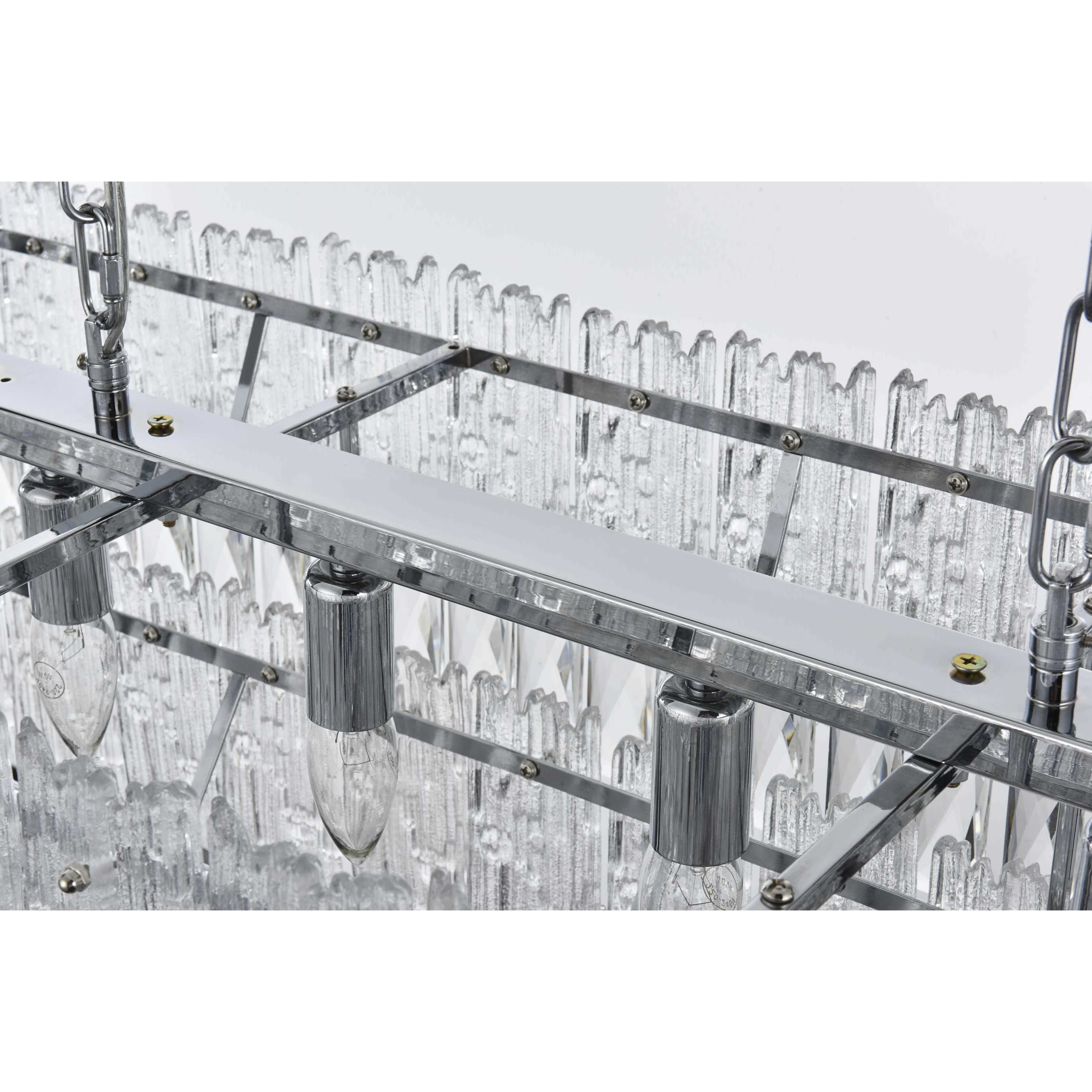 Emilia 8 Light 14 inch Chrome Chandelier Ceiling Light