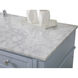 Park Avenue 60 X 22 X 35 inch Grey Vanity Sink Set