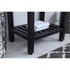 Raya 18 X 14 X 34 inch Black and White Vanity Sink Set