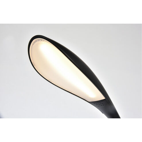 Illumen 25 inch 5 watt Matte Black LED Desk Lamp Portable Light, with USB Port