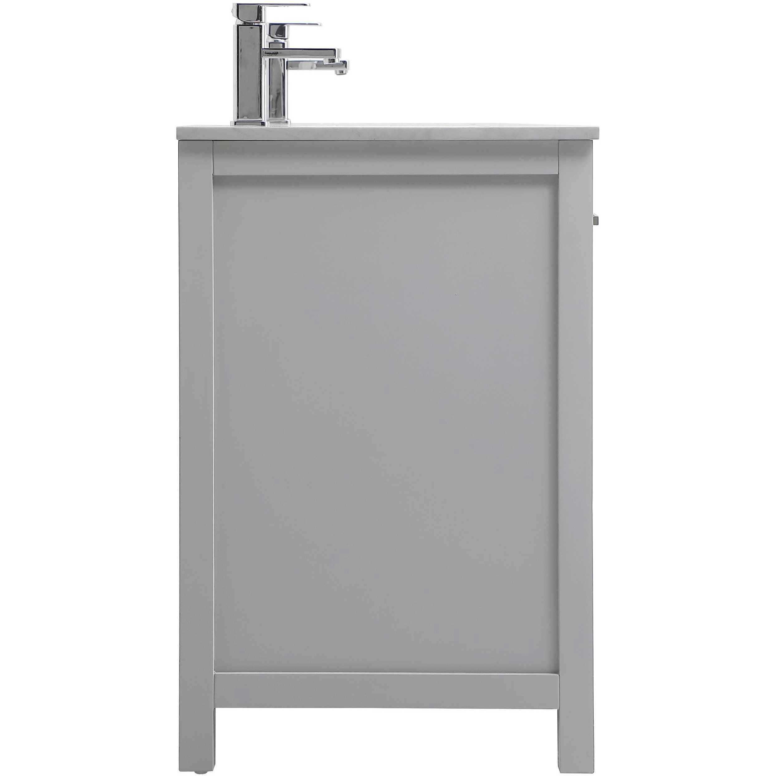 Lewis 72 X 22 X 34 inch Grey Vanity Sink Set