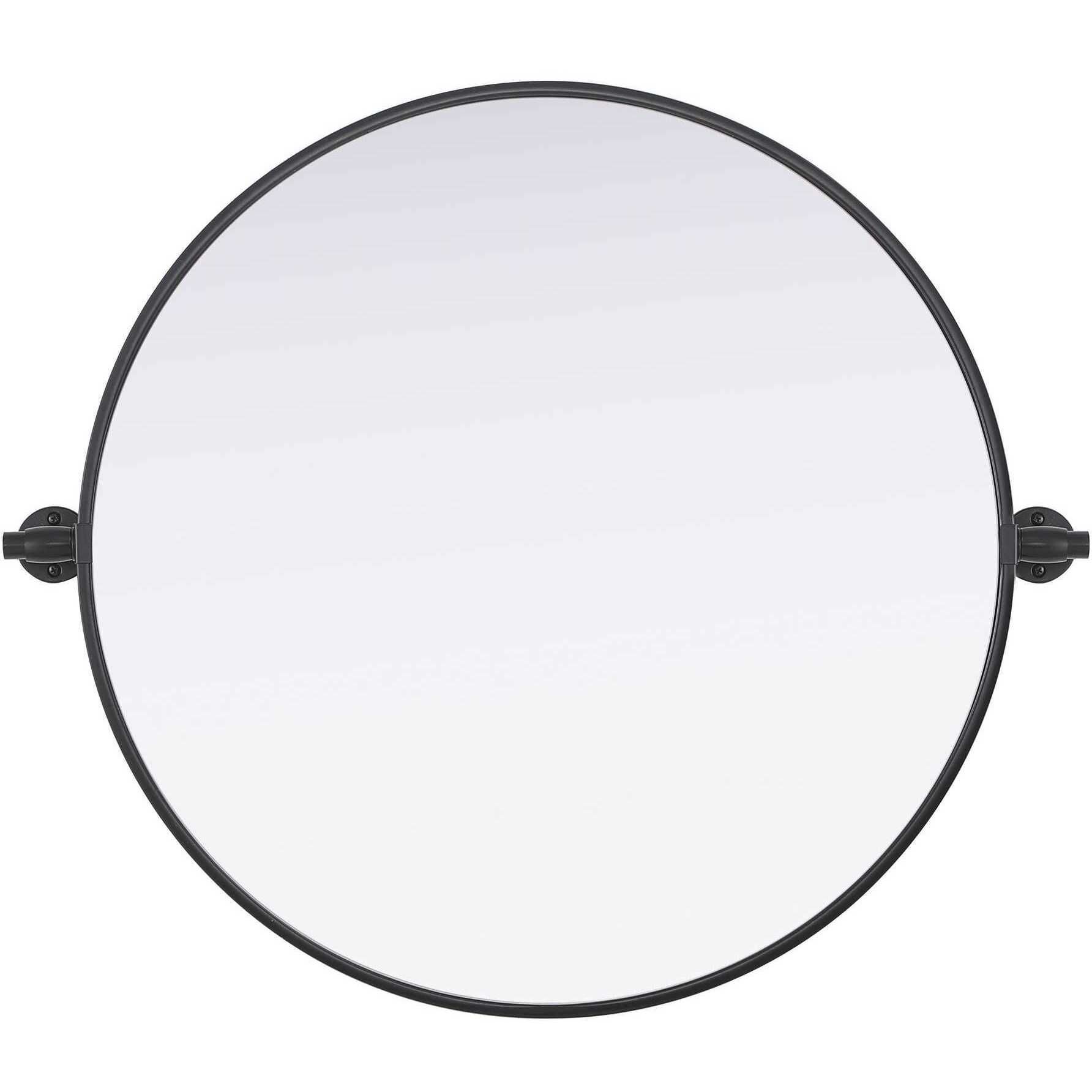 Amoura 24 X 24 inch Black Mirror