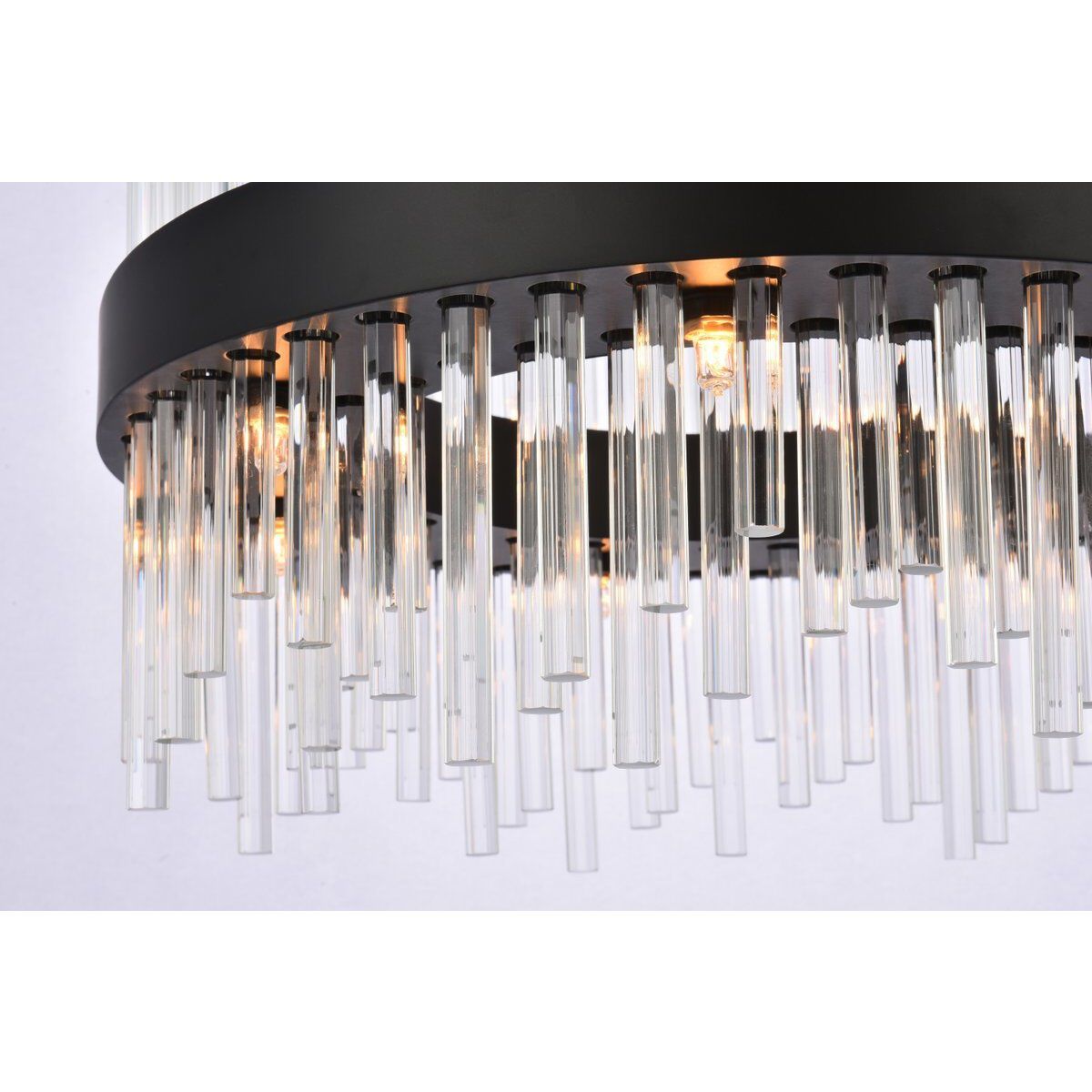 Dallas 14 Light 20 inch Black Pendant Ceiling Light
