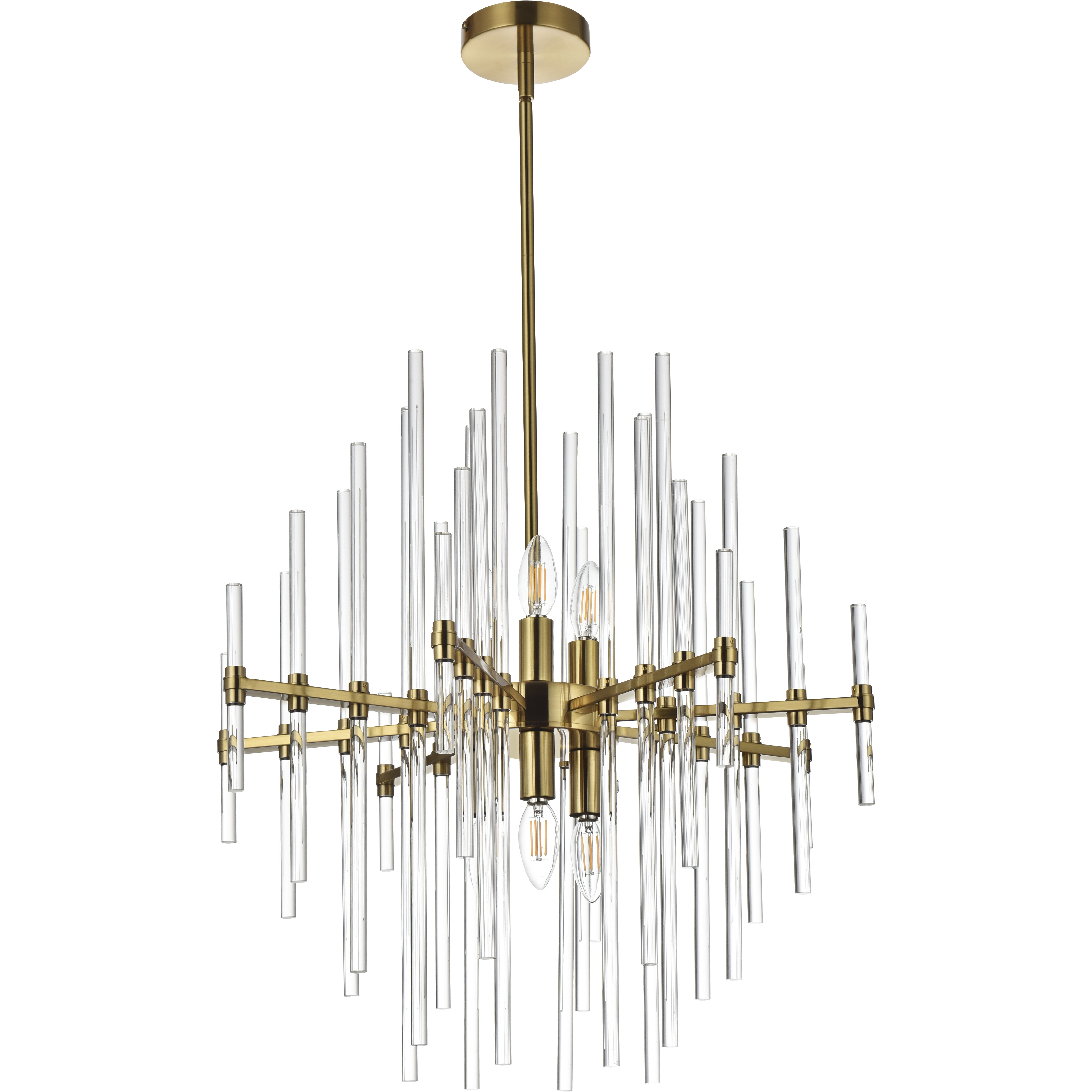 Sienna 6 Light 23 inch Gold Pendant Ceiling Light
