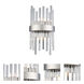 Dallas 2 Light 7.8 inch Chrome Wall Sconce Wall Light, Urban Classic